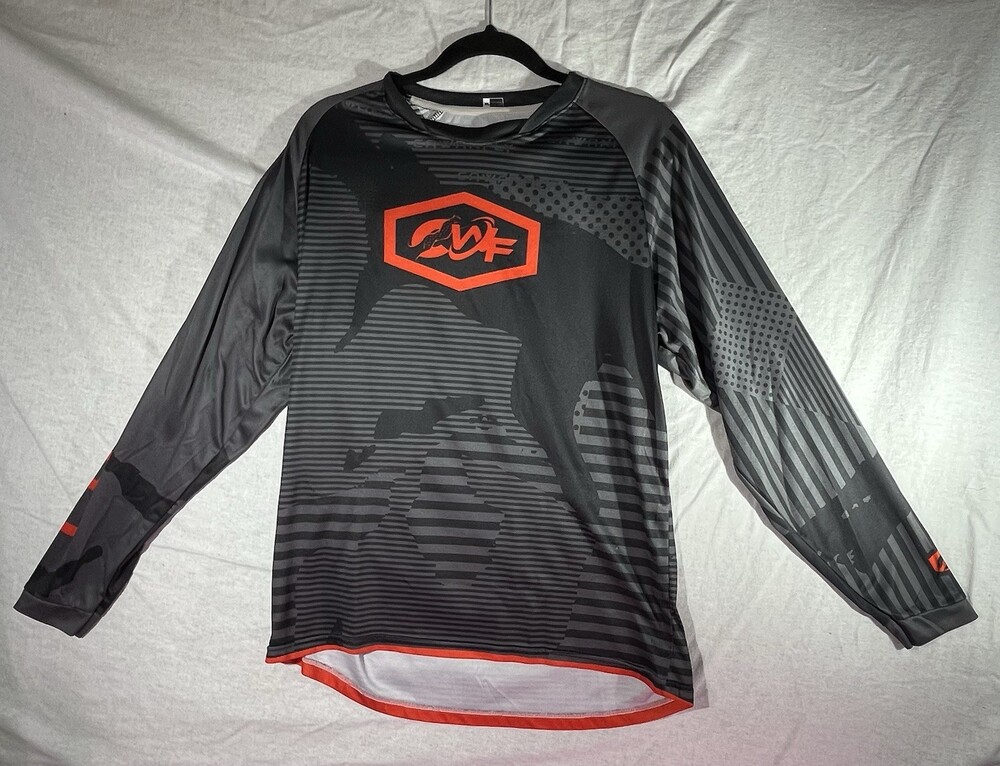 CAWANFLY Men’s Long sleeve Downhill Mountain Bike Jersey  XL